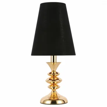 Настольная лампа декоративная EVOLUCE Rionfo SL1137.204.01 Цвет плафонов черный Цвет арматуры золото