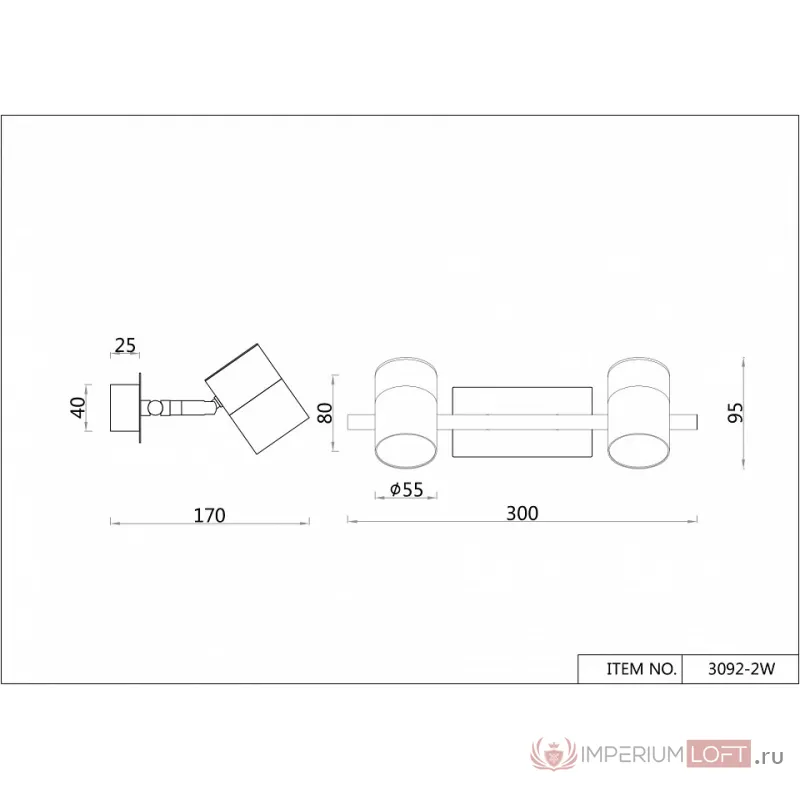 Бра F-promo Chart 3092-2W от ImperiumLoft