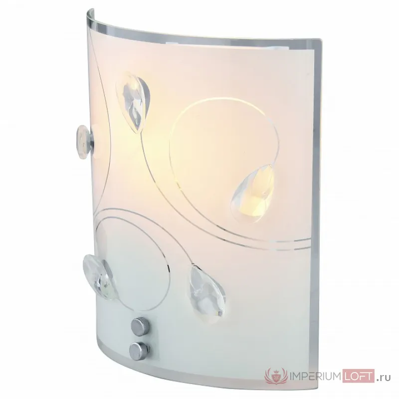 Накладной светильник Arte Lamp Merida A4046AP-1CC Цвет арматуры хром Цвет плафонов белый от ImperiumLoft