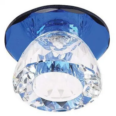 Встраиваемый светильник Horoz Electric HRZ00000618 Цвет арматуры голубой Цвет плафонов прозрачный