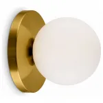 Бра Freya Zelda FR5125WL-01BS Цвет плафонов белый Цвет арматуры латунь