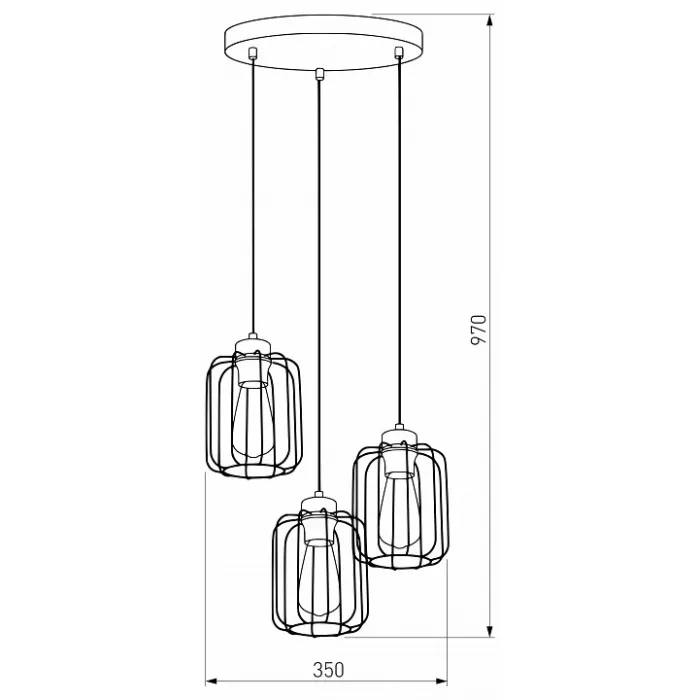 Подвесной светильник TK Lighting Galaxy New a062968 от ImperiumLoft