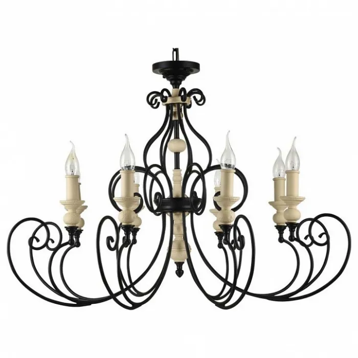 Подвесная люстра Maytoni Karina H631-PL-08-B Цвет арматуры черный от ImperiumLoft