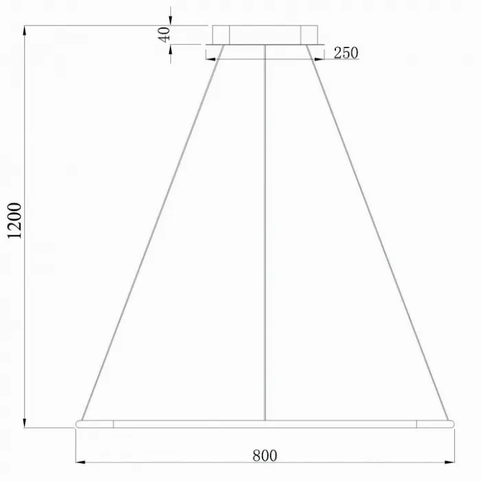Подвесной светильник Donolux 111024 S111024/1SQ 60W Black In от ImperiumLoft
