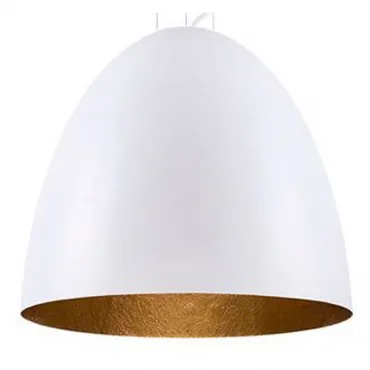 Подвесной светильник Nowodvorski Egg M 9021 Цвет арматуры белый Цвет плафонов золото от ImperiumLoft