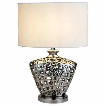 Настольная лампа декоративная Arte Lamp Cagliostro A4525LT-1CC Цвет арматуры хром Цвет плафонов белый