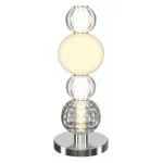 Настольная лампа декоративная Maytoni Collar MOD301TL-L18CH3K Цвет арматуры серый Цвет плафонов белый