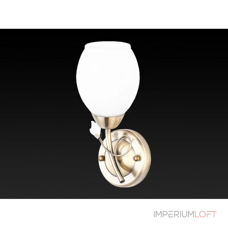 Бра TopLight Katrina TL3590B-01AB Цвет арматуры бронза Цвет плафонов белый