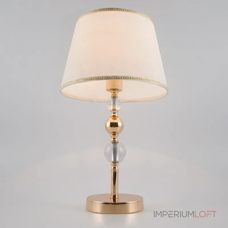 Настольная лампа декоративная Eurosvet Sortino 01071/1 золото Цвет арматуры золото Цвет плафонов белый