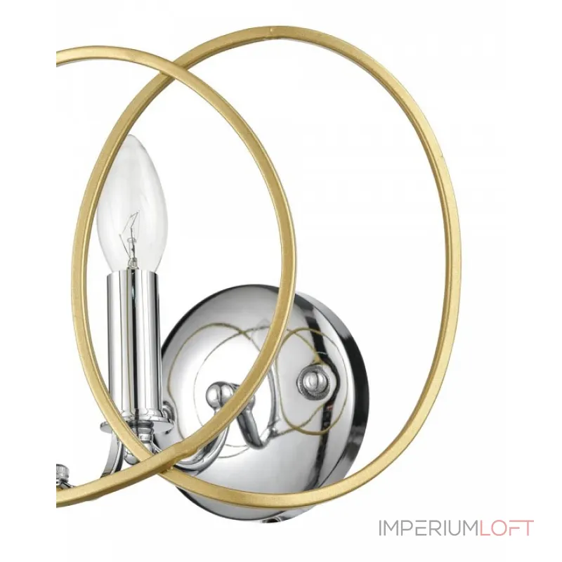 Бра Vele Luce Vita VL4234W01 Цвет арматуры хром Цвет плафонов золото Бра Vele Luce Vita VL4234W01 Цвет арматуры хром Цвет плафонов золото