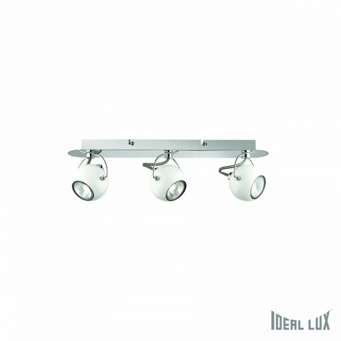 Спот Ideal Lux Lunare LUNARE AP3 BIANCO Цвет арматуры белый от ImperiumLoft