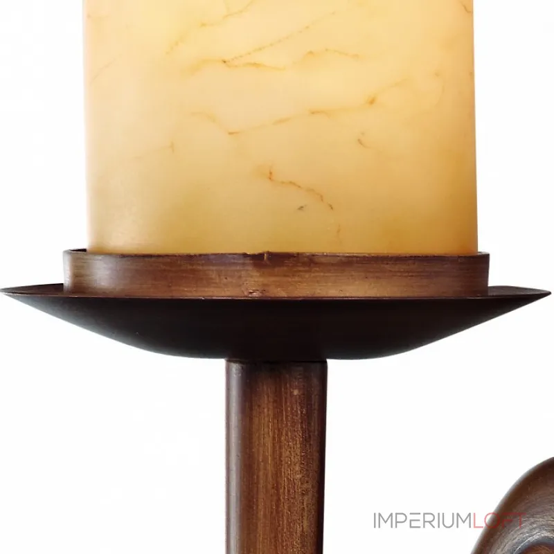 Бра EVOLUCE Ancora SL122.311.01 Цвет арматуры коричневый Цвет плафонов янтарный