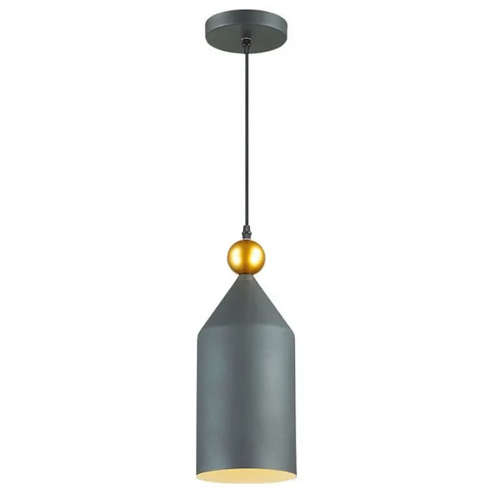 Подвесной светильник Odeon Light Bolli 4091/1 Цвет арматуры черный Цвет плафонов золото от ImperiumLoft