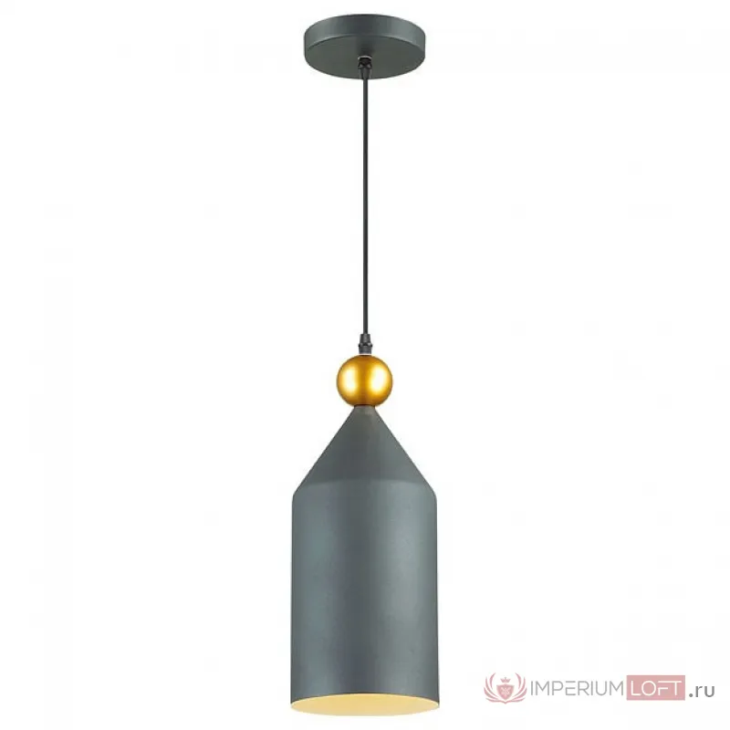 Подвесной светильник Odeon Light Bolli 4091/1 Цвет арматуры черный Цвет плафонов золото от ImperiumLoft