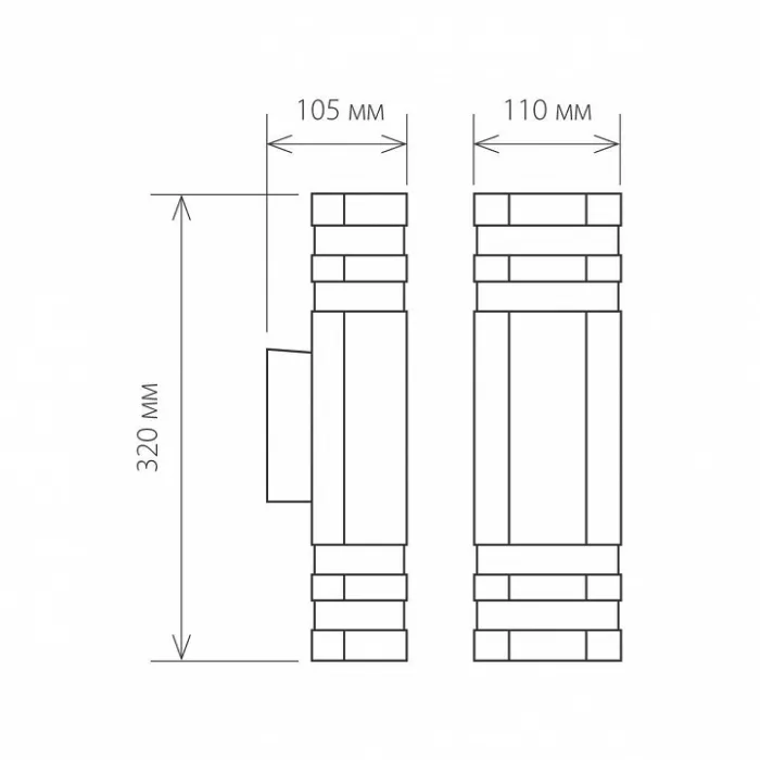 Светильник на штанге Elektrostandard Techno 1443 Techno 1443 черный от ImperiumLoft