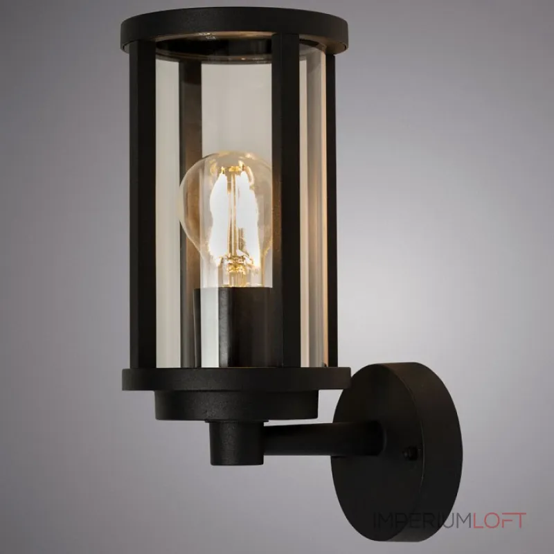 Светильник на штанге Arte Lamp Toronto A1036AL-1BK Цвет плафонов прозрачный Цвет арматуры черный