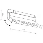 Трековый светильник Nowodvorski Focus Led 10145 от ImperiumLoft