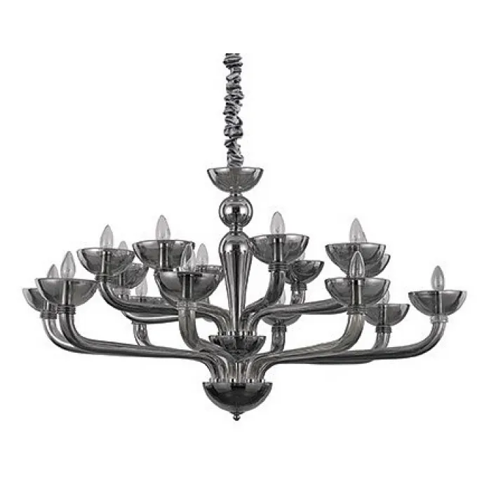 Подвесная люстра Ideal Lux Casanova CASANOVA SP16 FUME&#039; Цвет арматуры хром от ImperiumLoft