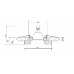 Встраиваемый светильник Donolux DL220 DL225G