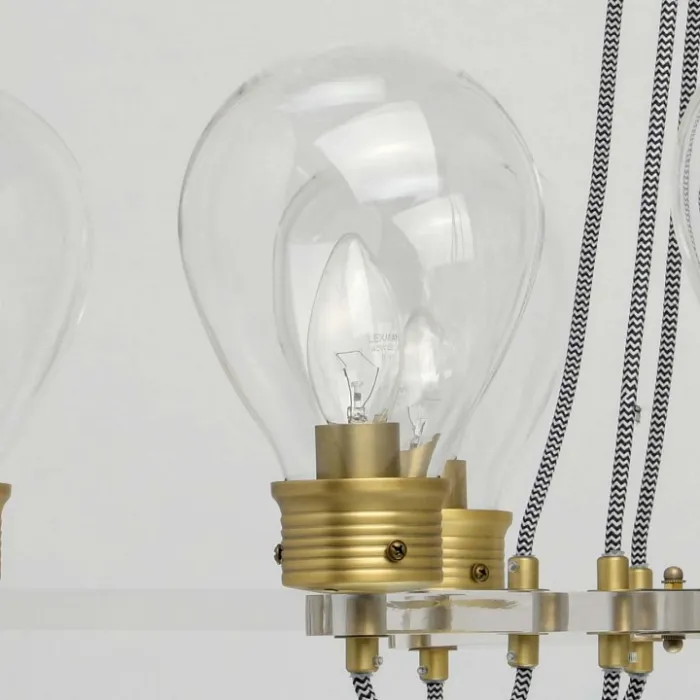 Подвесная люстра MW-Light Атмосфера 699010708 Цвет арматуры бронза Цвет плафонов прозрачный от ImperiumLoft