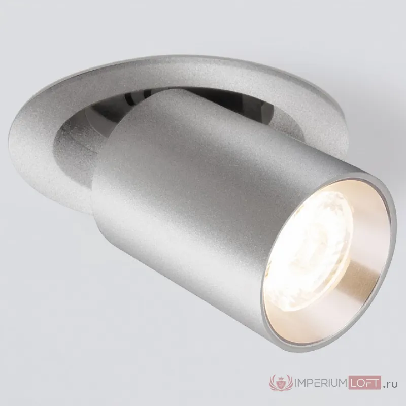 Встраиваемый светильник на штанге Elektrostandard 9917 LED a052450 Цвет арматуры серебро Цвет плафонов серебро от ImperiumLoft