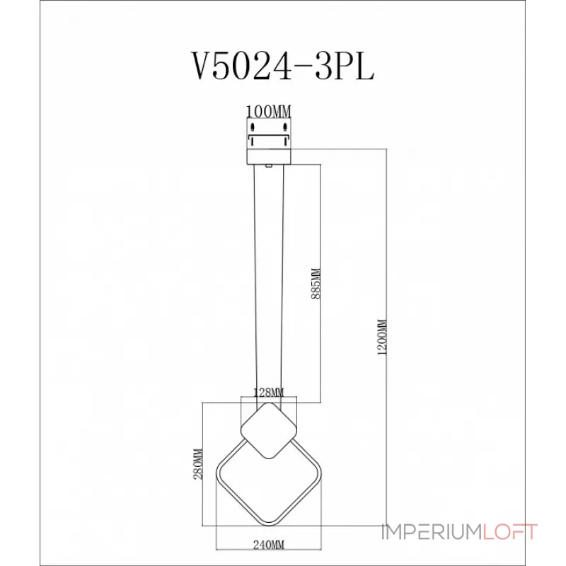 Подвесной светильник Moderli Store V5024-3PL