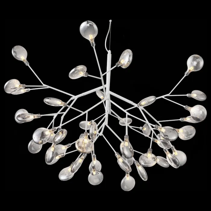 Подвесная люстра ST-Luce Riccardo SL411.513.45 Цвет арматуры белый Цвет плафонов серый от ImperiumLoft