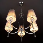 Подвесная люстра Eurosvet Valery 60079/5 хром от ImperiumLoft