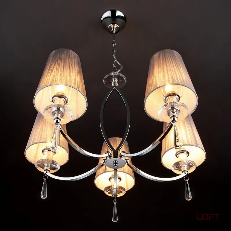 Подвесная люстра 60079/5 хром Подвесная люстра 60079/5 хром