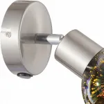 Бра Arte Lamp Illusione A6125AP-1SS Цвет арматуры серебро Цвет плафонов разноцветный