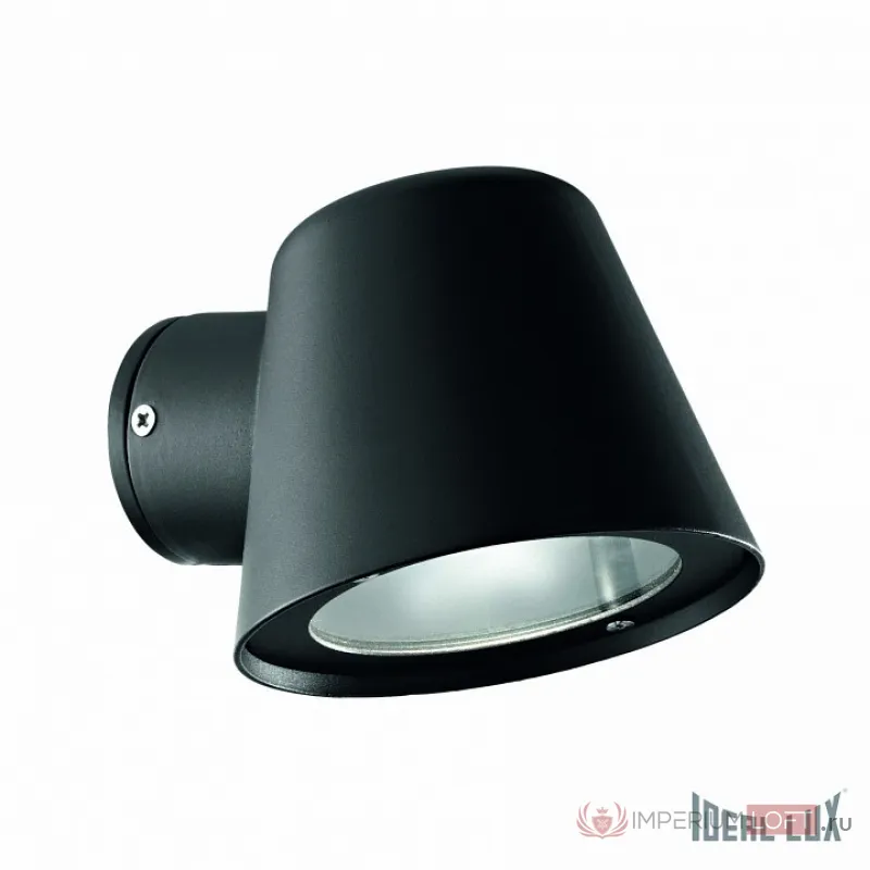 Светильник на штанге Ideal Lux GAS GAS AP1 NERO Цвет арматуры черный Цвет плафонов черный от ImperiumLoft