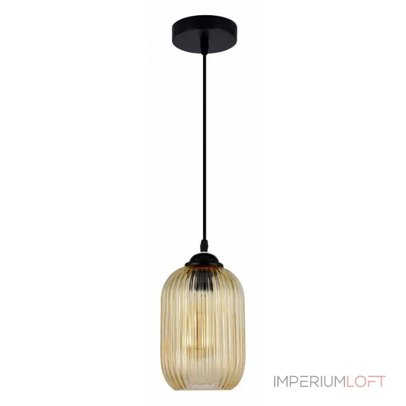 Подвесной светильник Stilfort Eraclio 2054/03/01P Цвет плафонов янтарный Цвет арматуры черный