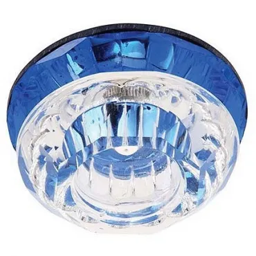 Встраиваемый светильник Horoz Electric HRZ00000608 Цвет арматуры голубой Цвет плафонов прозрачный