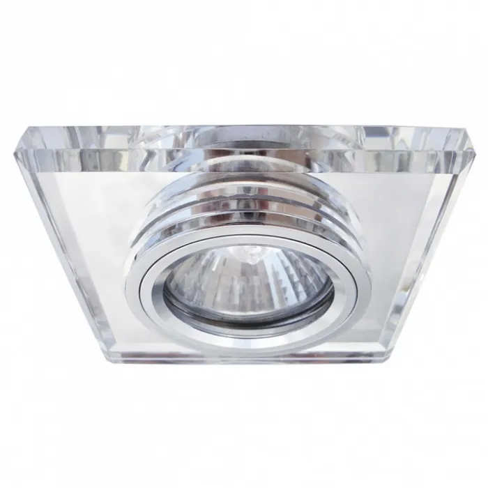 Встраиваемый светильник Arte Lamp Cool Ice A5956PL-1CC Цвет арматуры хром Цвет плафонов прозрачный от ImperiumLoft