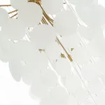 Люстра на штанге ST-Luce Vittoria SL1231.303.12 Цвет арматуры Желтый Цвет плафонов Белый от ImperiumLoft