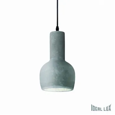 Подвесной светильник Ideal Lux Oil OIL-3 SP1 CEMENTO Цвет арматуры черный Цвет плафонов серый