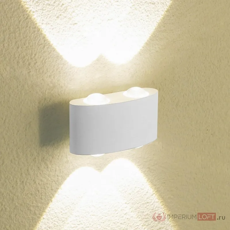 Накладной светильник Elektrostandard Twinky 1555 Techno LED Twinky Double белый от ImperiumLoft