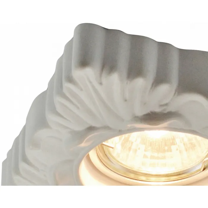 Встраиваемый светильник Arte Lamp Plaster A5248PL-1WH Цвет арматуры белый Цвет плафонов белый от ImperiumLoft