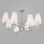 Люстра на штанге Eurosvet Milazzo 60137/8 хром от ImperiumLoft