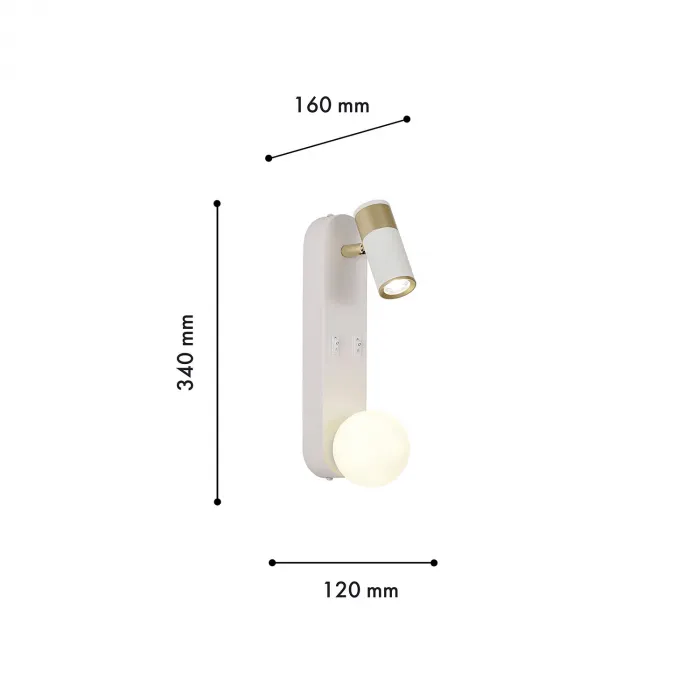 Настенный светильник F-promo Invento 4172-2W от ImperiumLoft