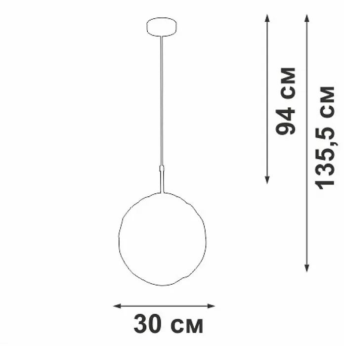 Подвесной светильник Vitaluce V2812 V2813-1/1S от ImperiumLoft