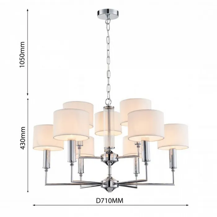 Подвесная люстра Favourite Laciness 2607-9P от ImperiumLoft