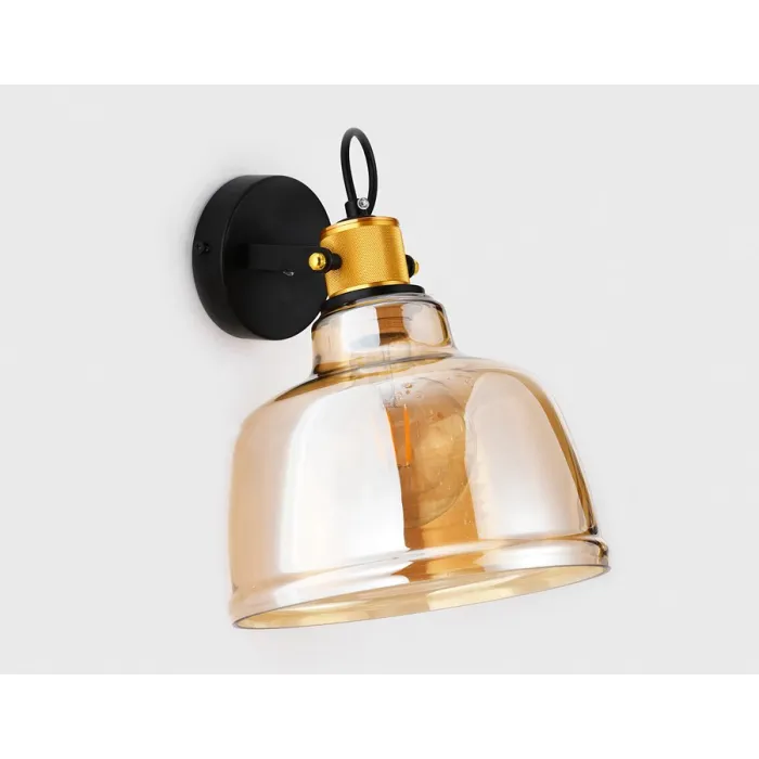 Спот Ambrella Traditional 7 TR3521 Цвет плафонов янтарный Цвет арматуры черный от ImperiumLoft