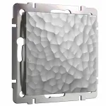 Накладка для розетки с крышкой Werkel W1259206 (серебряный) Цвет арматуры серебро