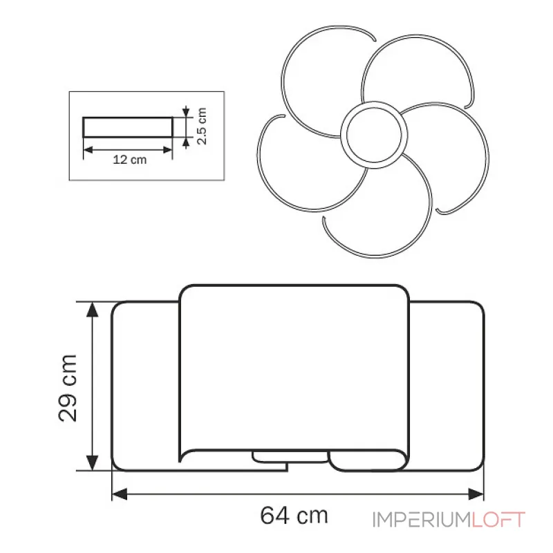 Потолочная люстра Lightstar Pittore 811050  Потолочная люстра Lightstar Pittore 811050