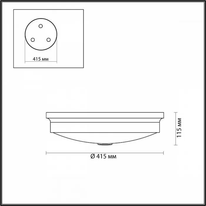 Накладной светильник Odeon Light Marsei 4824/4C Цвет плафонов белый Цвет арматуры бронза от ImperiumLoft