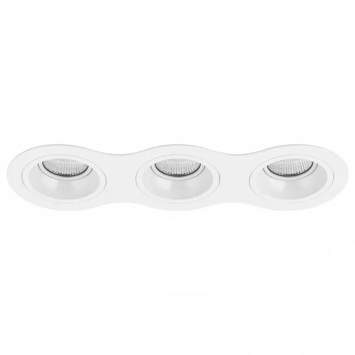 Встраиваемый светильник Lightstar Domino D636060606 цвет арматуры белый от ImperiumLoft