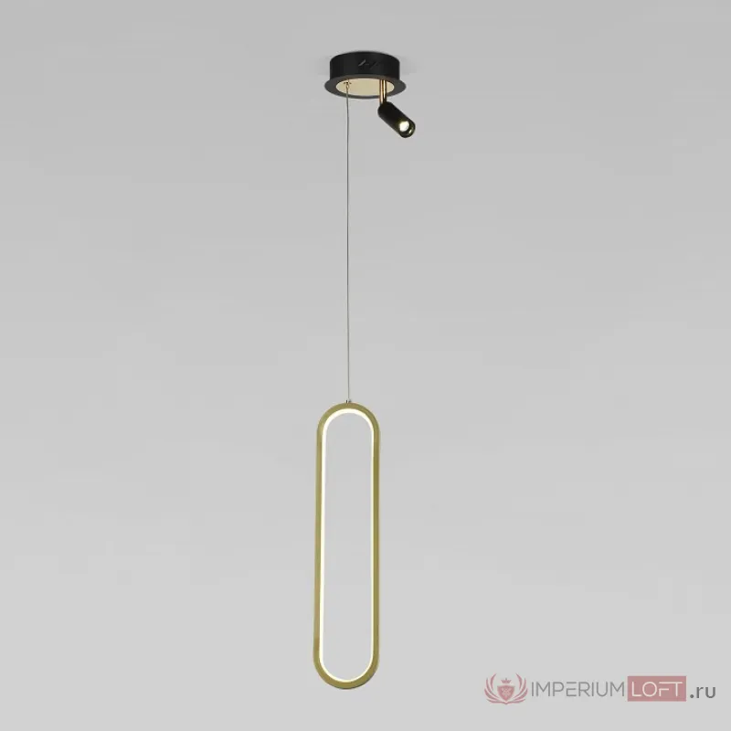 Подвесной светильник Eurosvet Spire 90269/1 черный/золото от ImperiumLoft