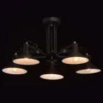 Люстра на штанге MW-Light Даунтаун 3 691010805 Цвет арматуры черный Цвет плафонов черный от ImperiumLoft