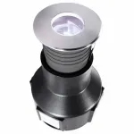 Встраиваемый в дорогу светильник Deko-Light Easyround III 730444 Цвет арматуры серебро Цвет плафонов прозрачный от ImperiumLoft